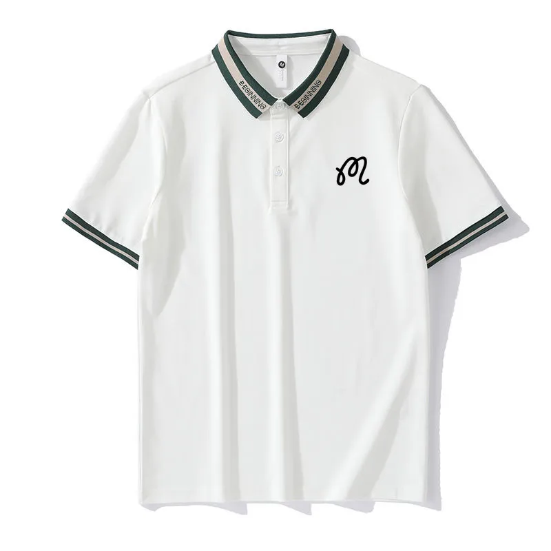 

Breathable men's golf jersey, comfortable short sleeved clothing, golf clothing, summer top, new 2023