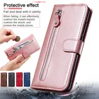 Чехол-бумажник на молнии для телефона RedMi K20 Pro K40 K30S XiaoMi 10T Lite 5G 11 10i 10X 4G POCO F3 X3 NFC M3 M2 CC9, кожаный чехол-книжка