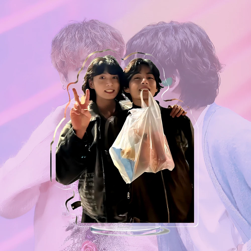 

Акриловые фигурки Golden Layover Take Vkook