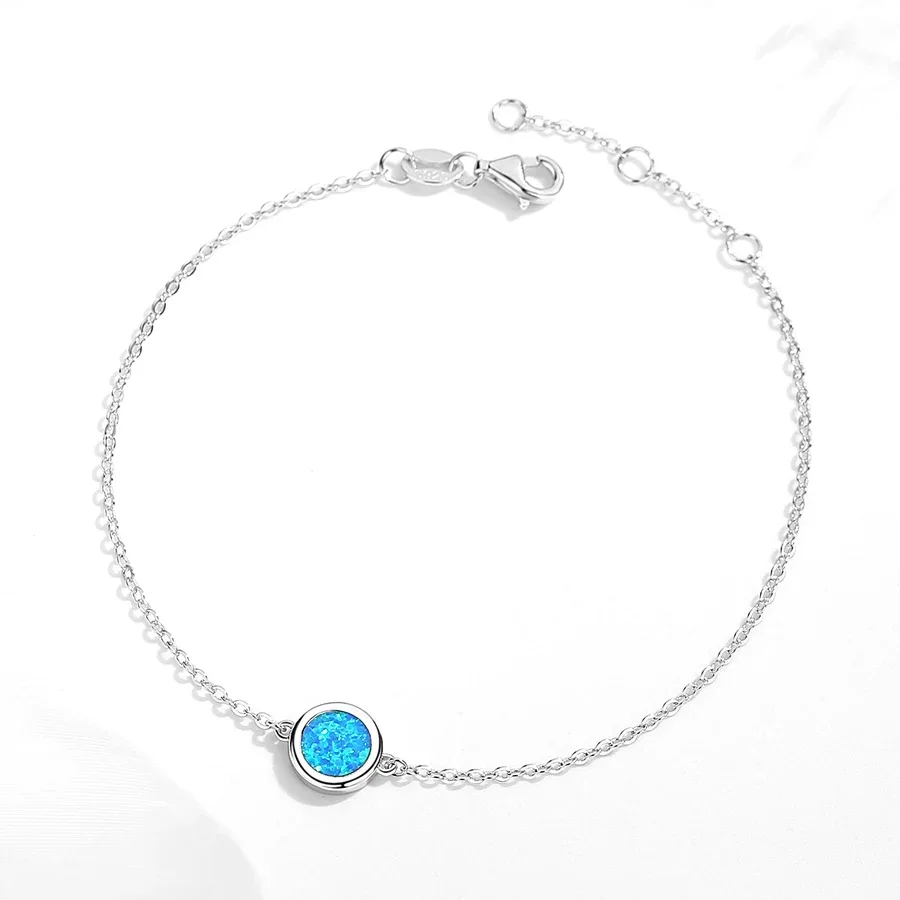 Фото TONGZHE стерлингового серебра 925 пробы, турецкие браслеты Lucky Blue Evil Eye с подвесками для женщин, винтажный браслет-подвеска, ювелирные изделия №3
