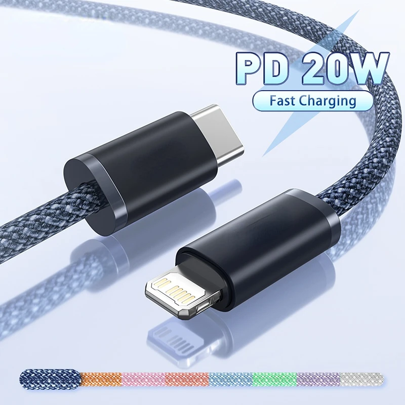 

PD 20 Вт USB C кабель для iPhone 13 Pro Max Быстрая зарядка USB-C кабель для iPhone 12 mini 11 pro max кабель для передачи данных USB Type-C 1 м 2 м