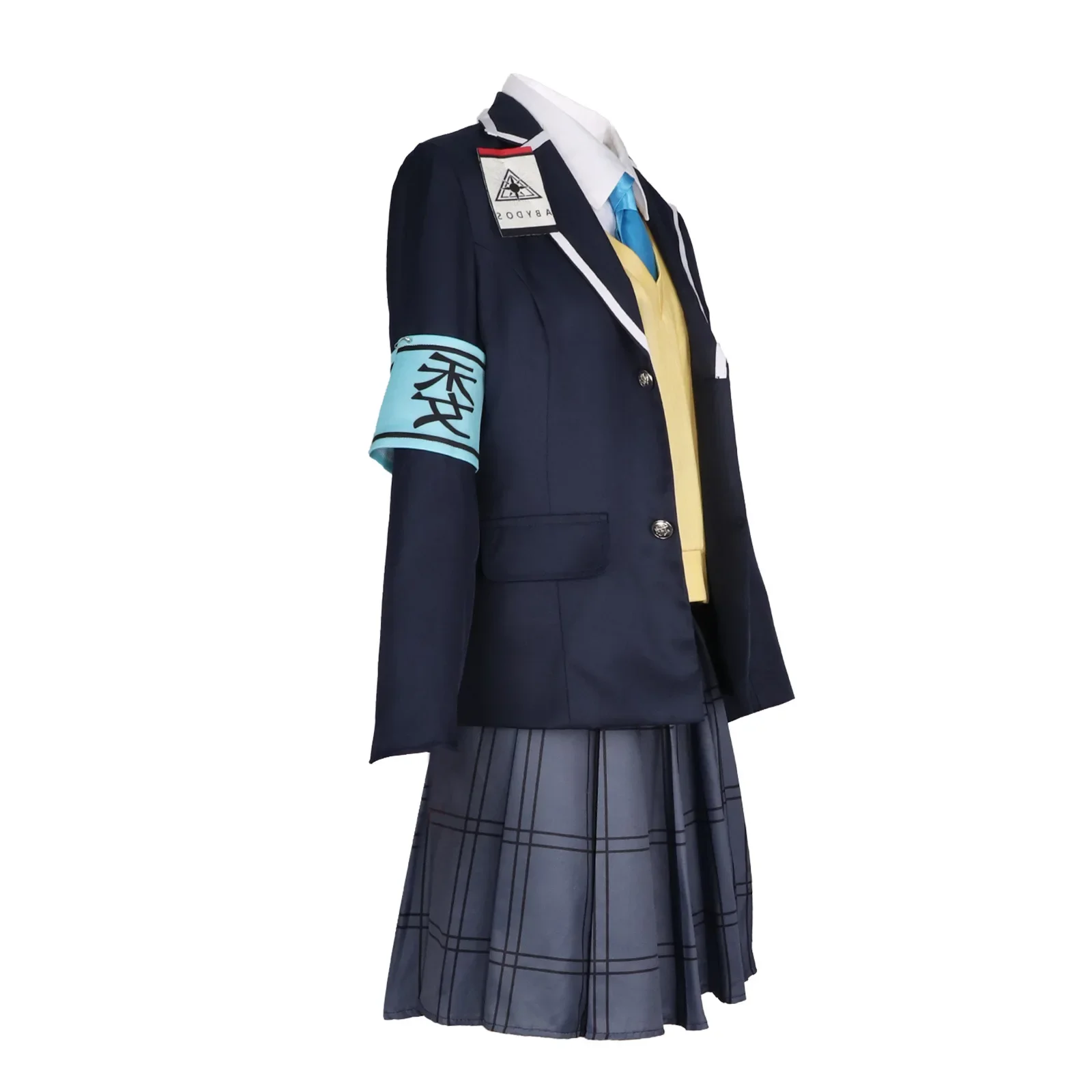 Женская униформа JK с голубым архивом Cos Okusora Ayane школьная Униформа Рубашка галстук