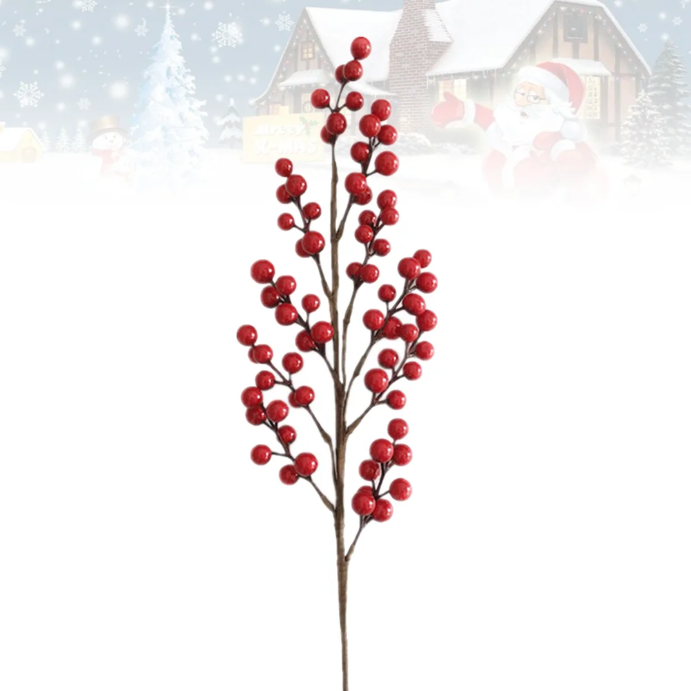 

1Pc Simulation Berry Ornament Lifelike Vivid Delicate DIY Craft Accessories Imitation Flower Bouquet