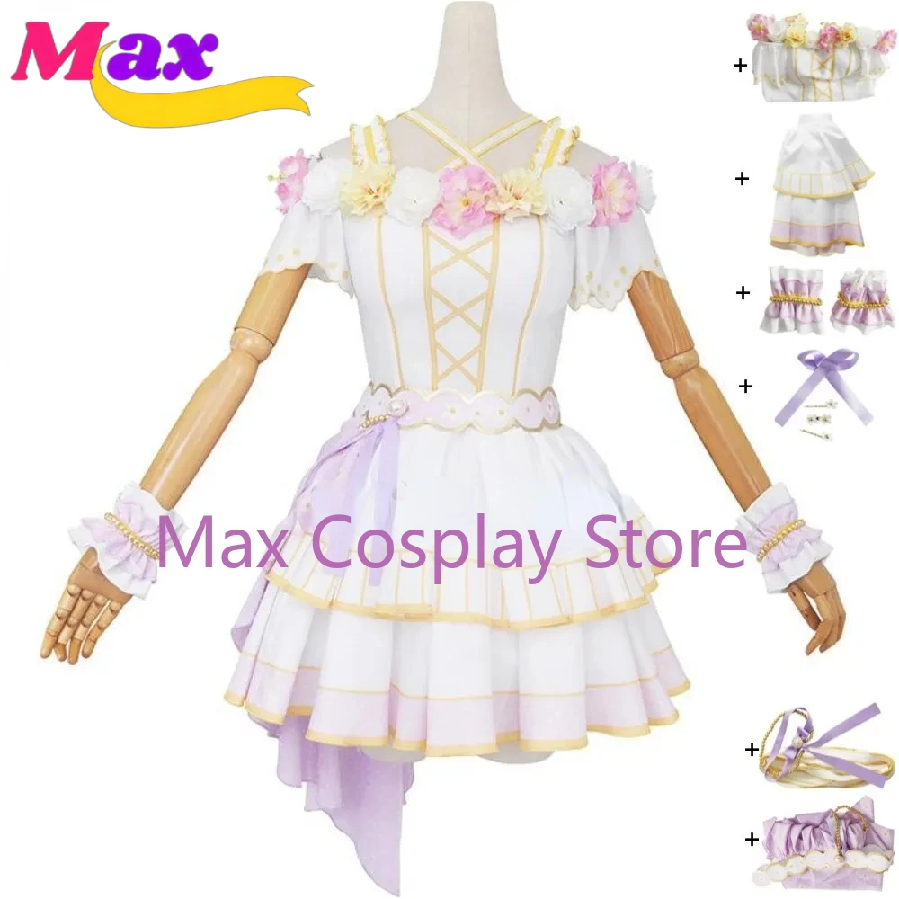 Max аниме Nozomi Tojo μ's цветочный фестиваль косплей костюм сексуальный женский топ