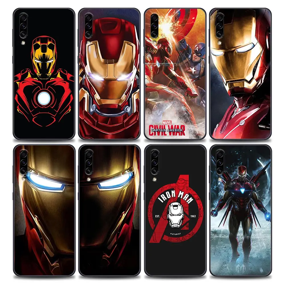 

Iron Man Marvel Ironman Case For Samsung Galaxy A50 A50s A70 A70s A30 A30s A10 A20 A40 A80 A90 A7 A9 2018 Soft Phone Cover Cases