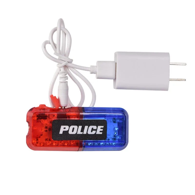 

LED Red Blue Multifunction Clip Flashing Warning Safety Shoulder Police Light Build-In Battery 500M Invisable