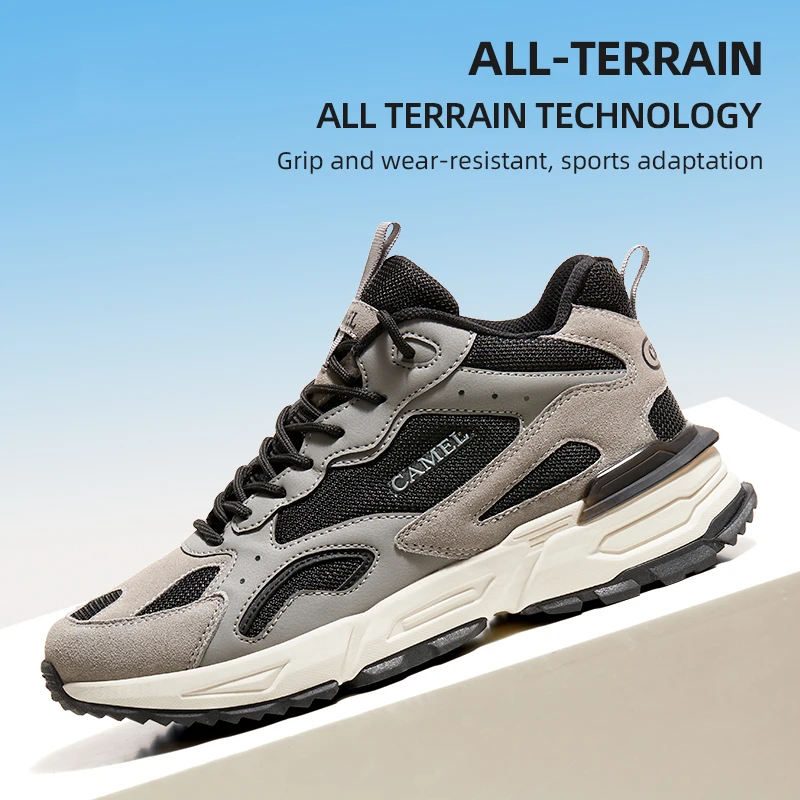 GOLDEN CAMEL Outdoor Hiking Shoes Non-slip Male Sneakers Wear-resistant Shock-absorb Running Sports Trekking Shoes for Men 2023