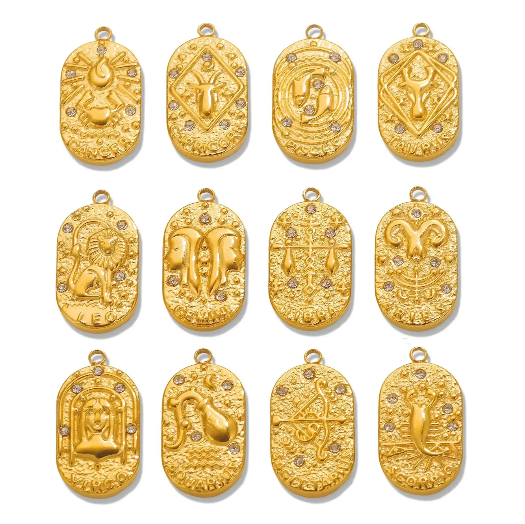 Кристалл 12 ювелирные изделия со звездой зодиака Лев Стрелец очаровательные