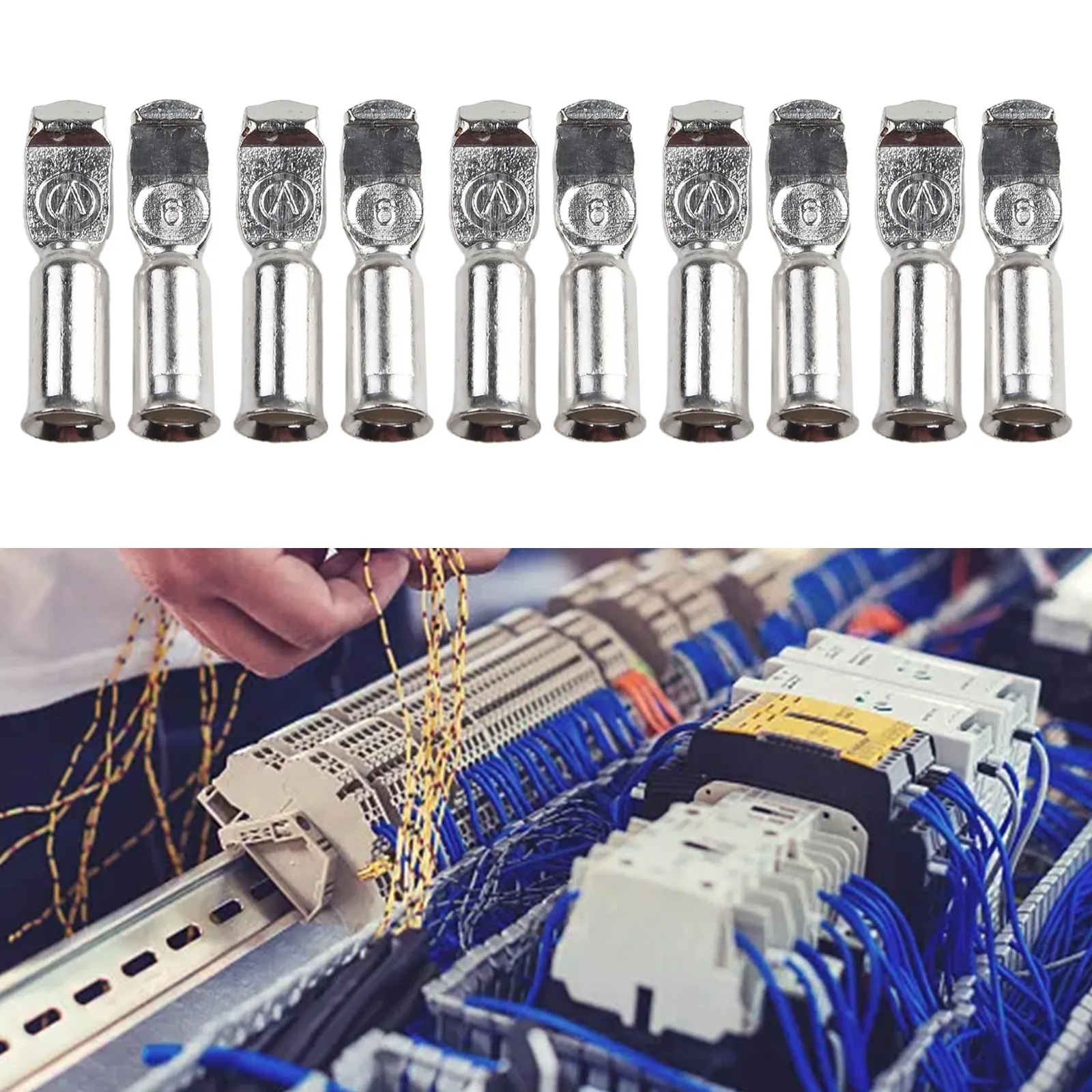 10 шт. = контактные штекерные контакты наконечники клеммы для разъемов 50 А