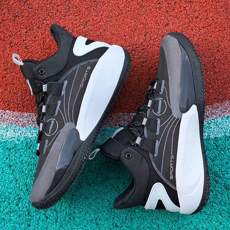 High-quality breathable comfortable anti-slip wear-resistant mesh surface MD+ rubber soled basketball shoes