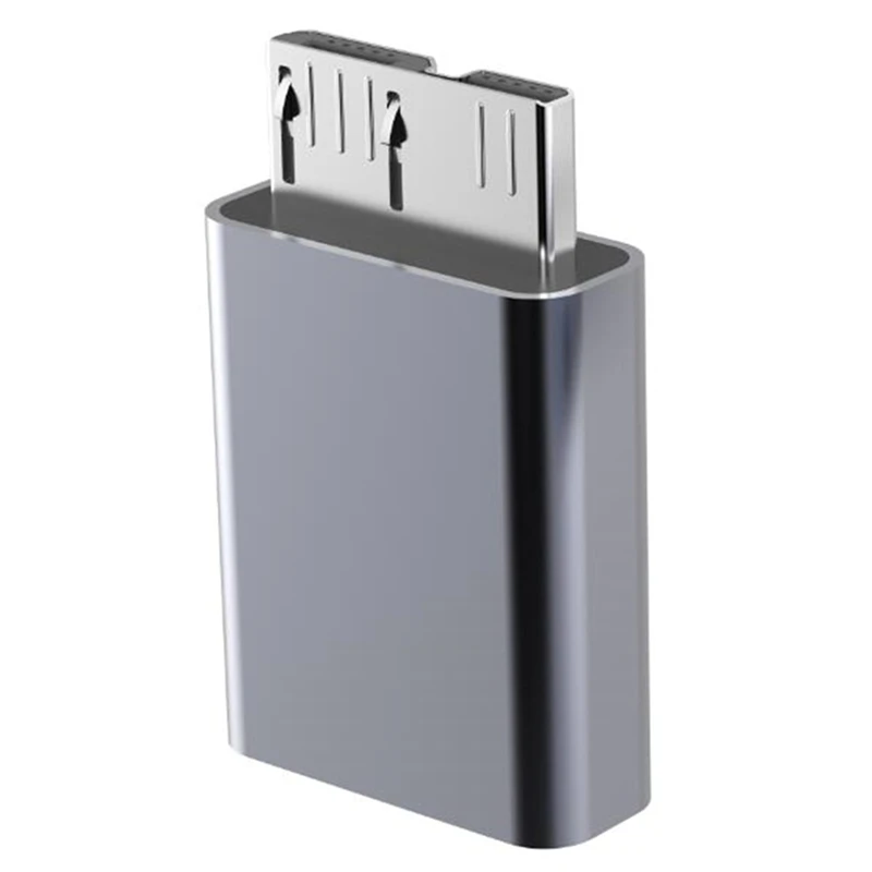 

Переходник с Type C «папа» на Micro-USB «мама», коннектор для Mac, подключение к корпусу портативного жесткого диска