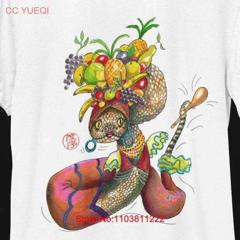 Футболка с гремучей змеей змея делает самбой причудливая одежда оригинальный
