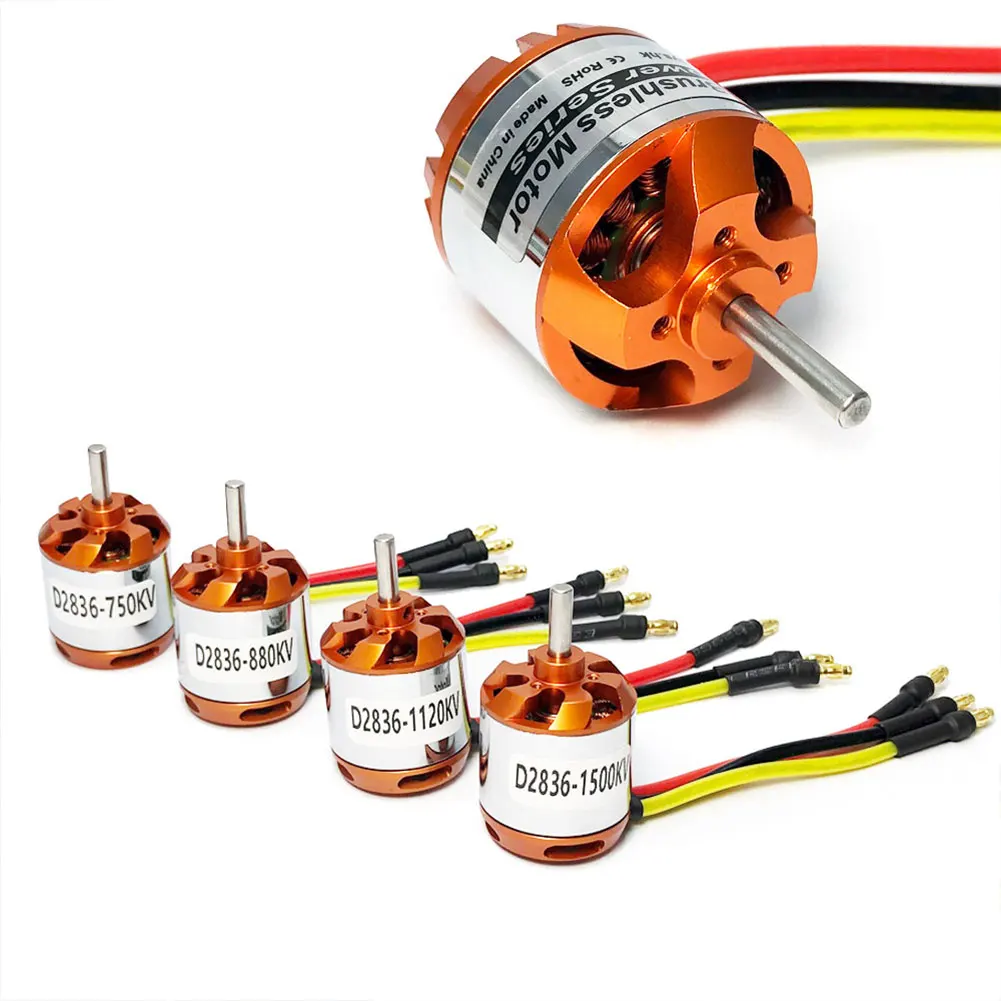 

750/880/1120/1500KV 2-4S Motor Spare Parts 2-4S RC Brushless Motor Replacement Accessories for RC Mini Multicopters Aircraft