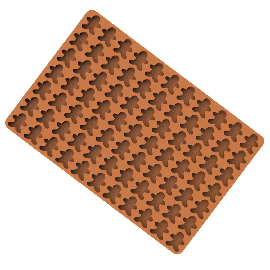 

Silicone Chocolate Mold Christmas Tree Biscuit Baking Tools Non-stick Silicone Cake Mold Jelly And Candy Mold 3D Mold DIY