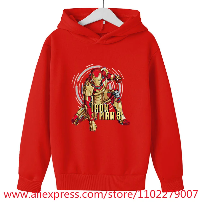 

Marvel- Child Hooded Sweater Toddler Baby Boy Girl Clothes Spiderman Hoodie Sweatshirt Top Girl Fall Winter Hoodie Coat Clothes