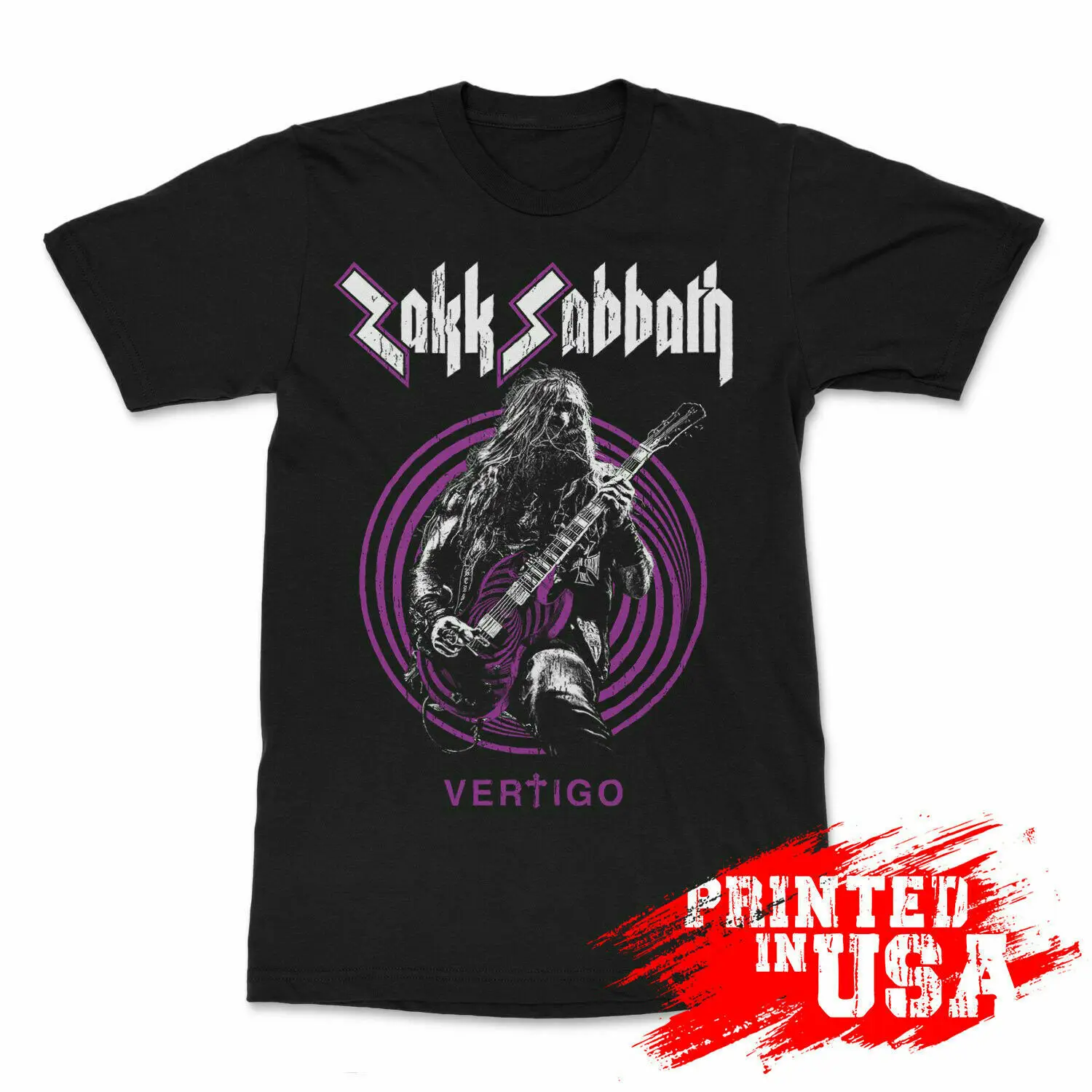 Футболка Zakk-Sabbath, футболка с надписью Zakk-Wylde Rock Band, подарок для любителей рок