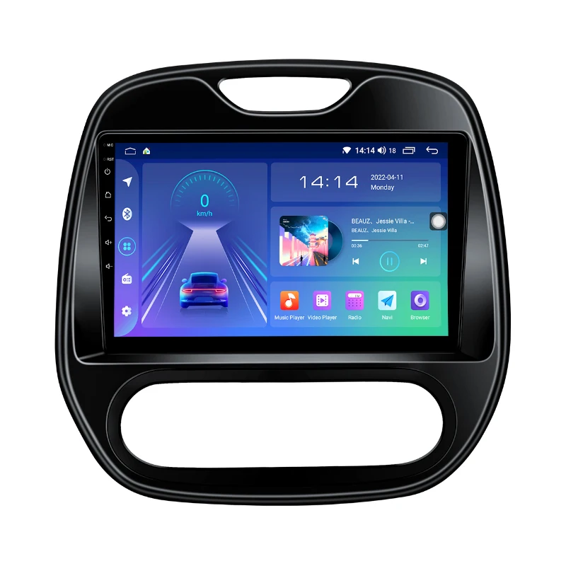 Car Radio Multimedia for Renault Kaptur Captur Clio Samsung QM3 2011-2018 Android10 Carplay QLED DSP 48EQ NO 2din DVD images - 6