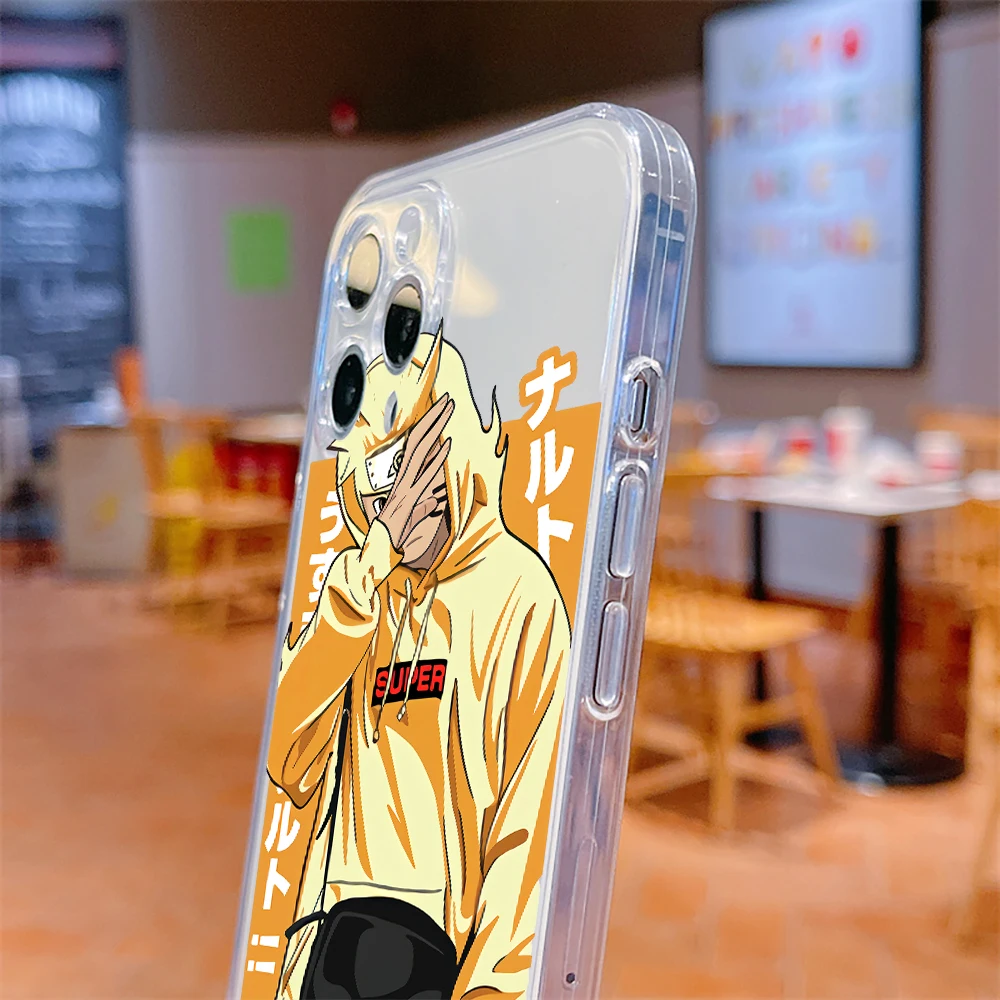 naruto luxury ultra thin clear phone case for apple iphone 11 12 13 pro max 12 13 mini x xr xs max se 6 6s 7 8 plus celular free global shipping
