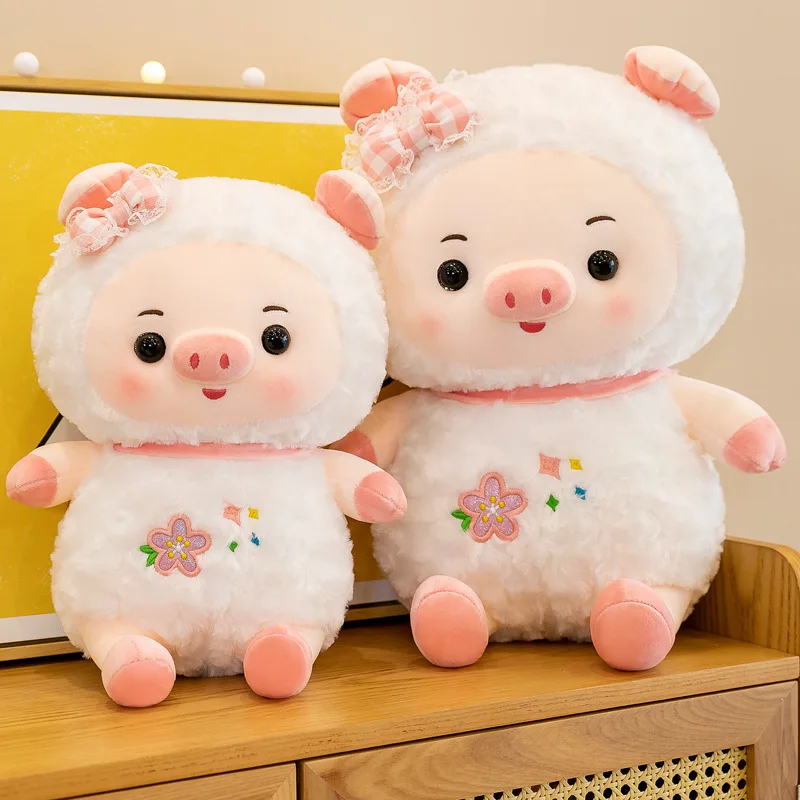 

30/40cm Pig Plush Dolls Baby Cute Animal Dolls Cotton Stuffed Doll Home Soft Toys Sleeping Mate Stuffed Toys Gift Kawaii