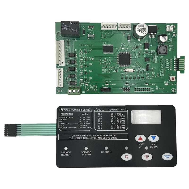 

SEWS-42002-0007S Control Board Kit With 472610Z Switch Pad For Master NA/LP Series Pool/Spa Heater Electrical Systems