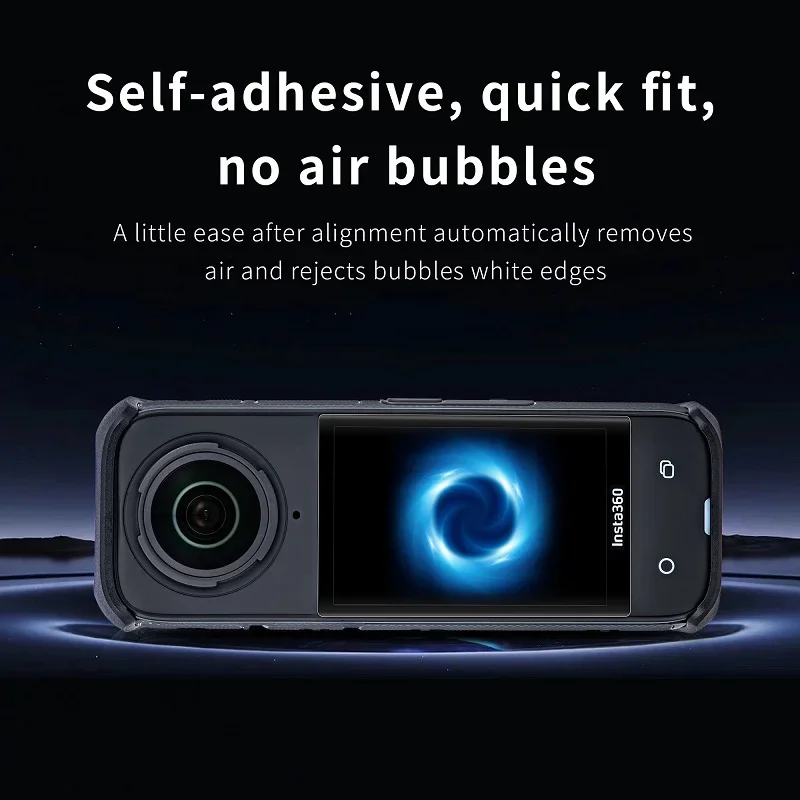2 комплекта закаленной пленки для Insta360 X4 пленка высокой четкости защитная от