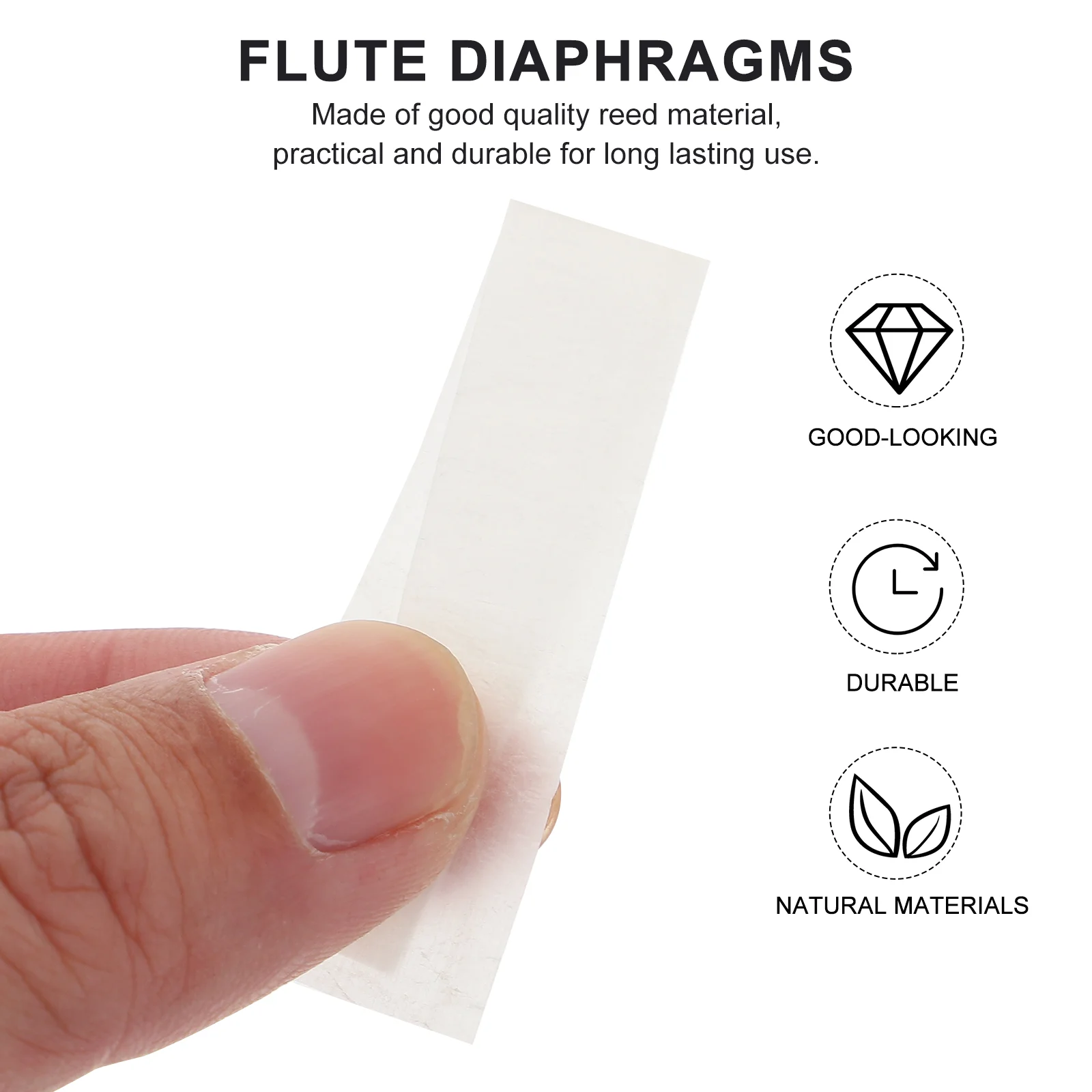 2 упаковки натуральной тростниковой мембранной флейты премиум-класса