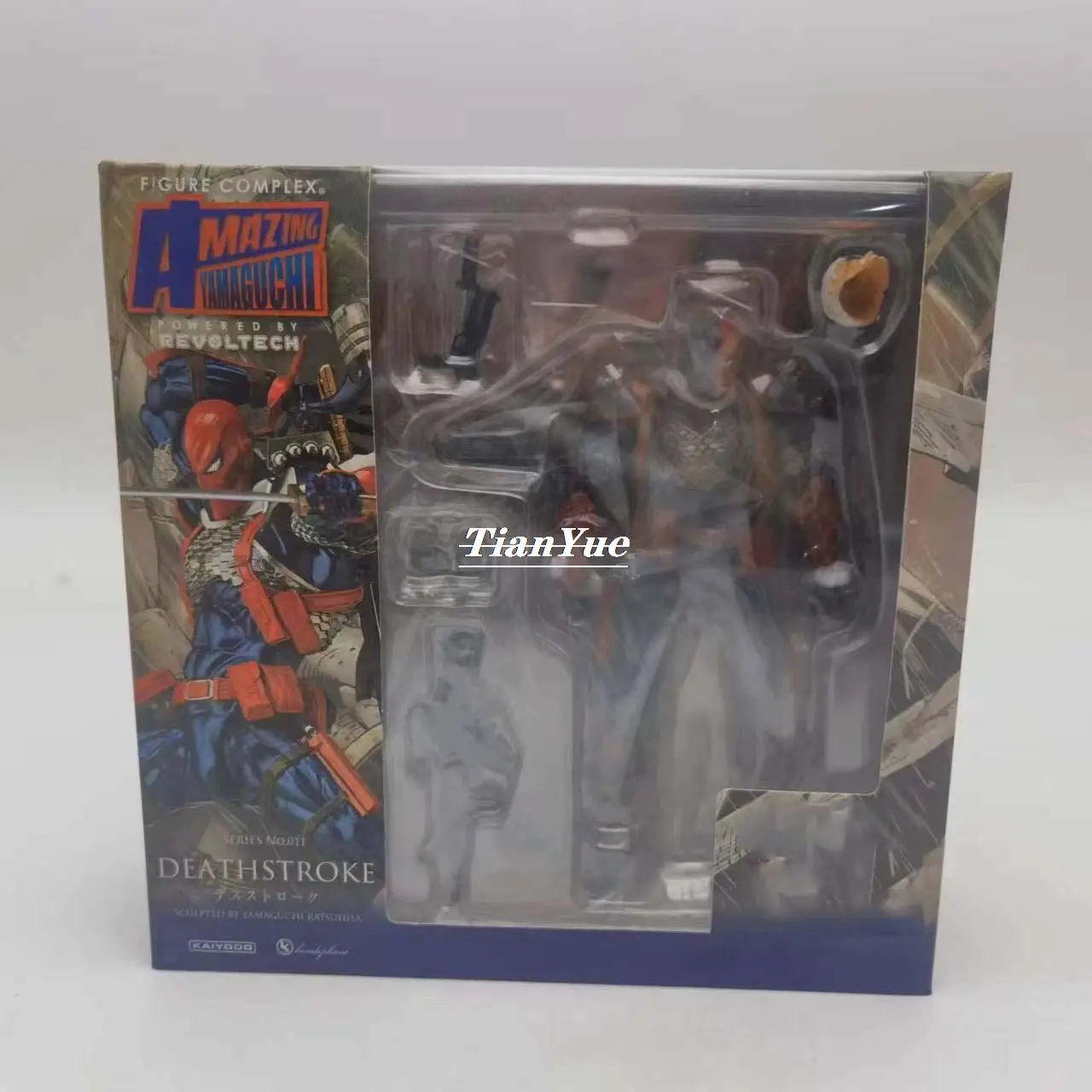 Anime Deathstroke Articulated Action Figure Model Decoration children's Xmas gift 17cm images - 6