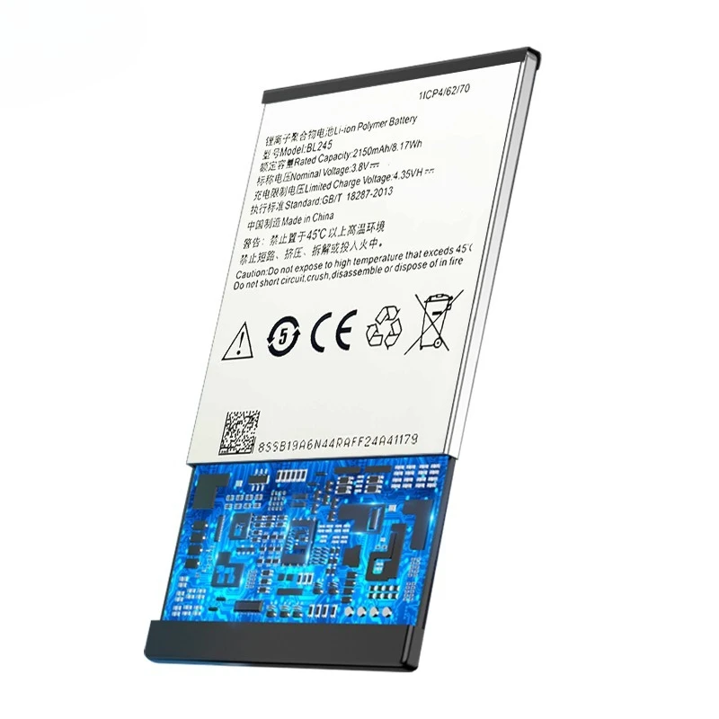 Аккумулятор BL245 (0 циклов) для телефонов Lenovo S60, S60-T, S60-W: высококачественная литий-полимерная батарея класса А с инструментами для замены (art.: 3920dc4e87d8a) - 3920dc4e87d8a