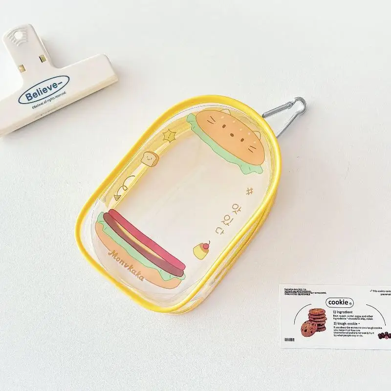 

Милый мультяшный органайзер для ювелирных изделий, прозрачная коробка для хранения, загадочная коробка, ПВХ, милая уличная игрушка, сумка для хранения кукол, брелок, пылезащитный чехол