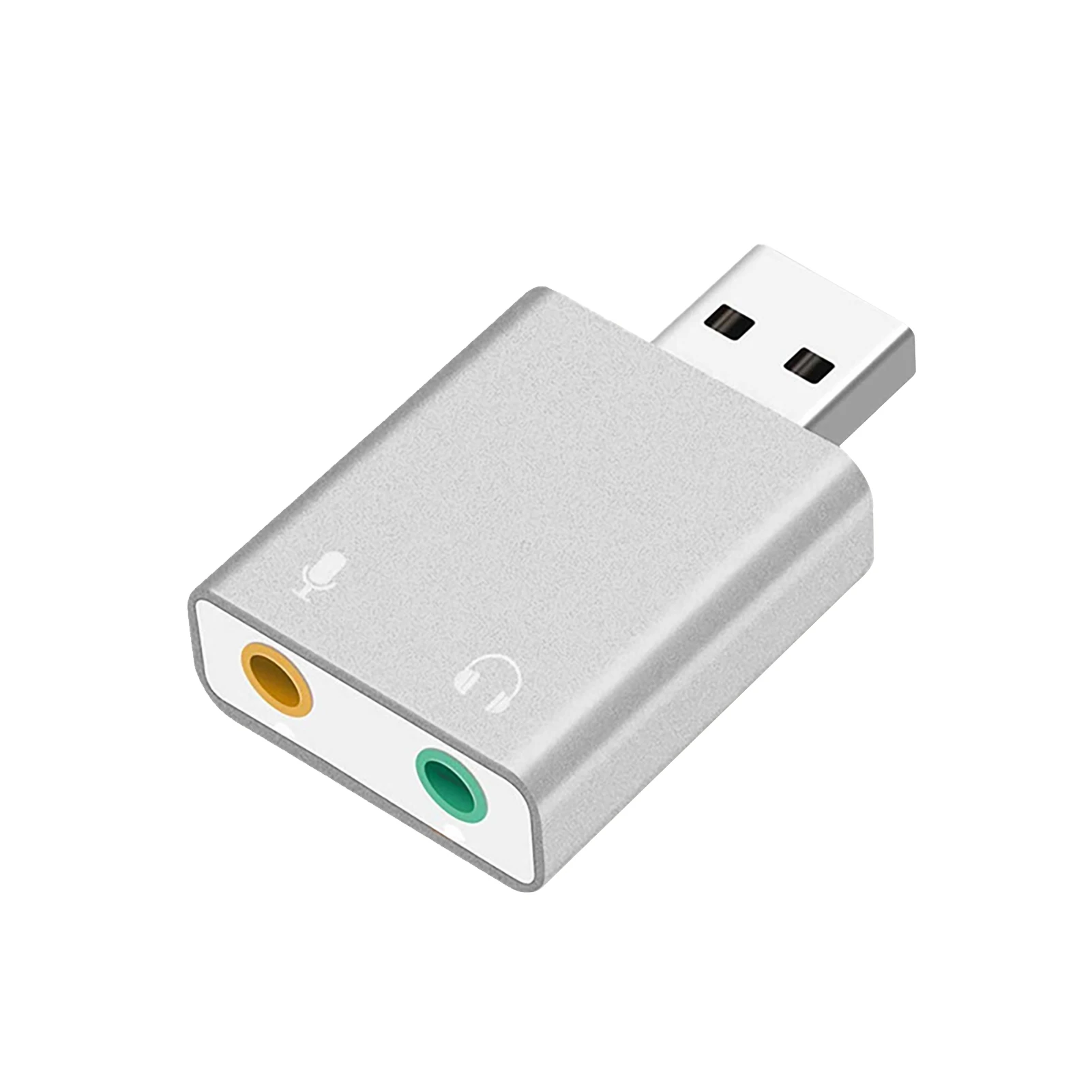 

Sound Card External USB External Sound Card USB To Microphone Speaker Headset Audio Interface 3.5mm Jack Laptop Computer PC