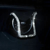 universal car phone holder with bling crystal rhinestone car air vent mount clip cell phone holder for iphone samsung car holder