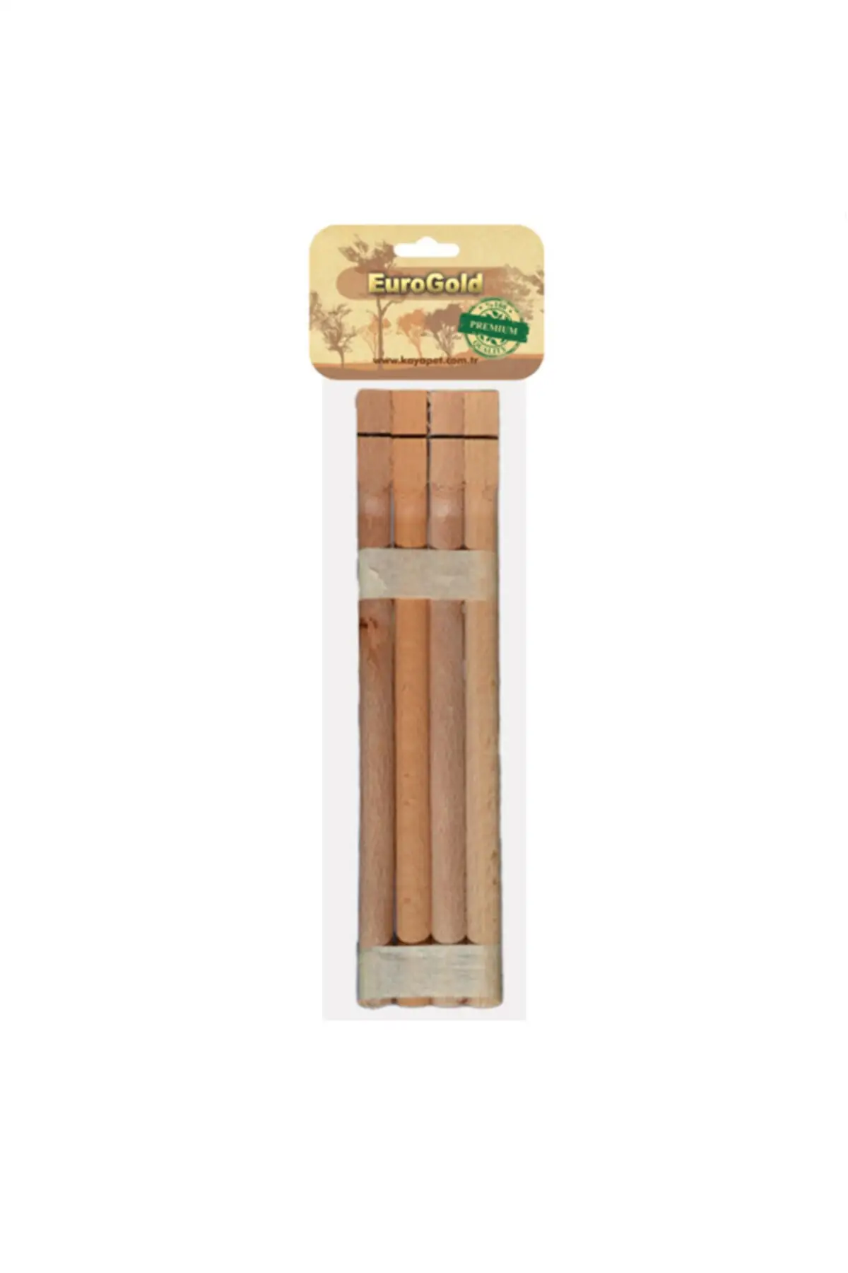 

Birds Pets Toys Eurogold Natural Wood Tunke 40 cm 4 PSC.