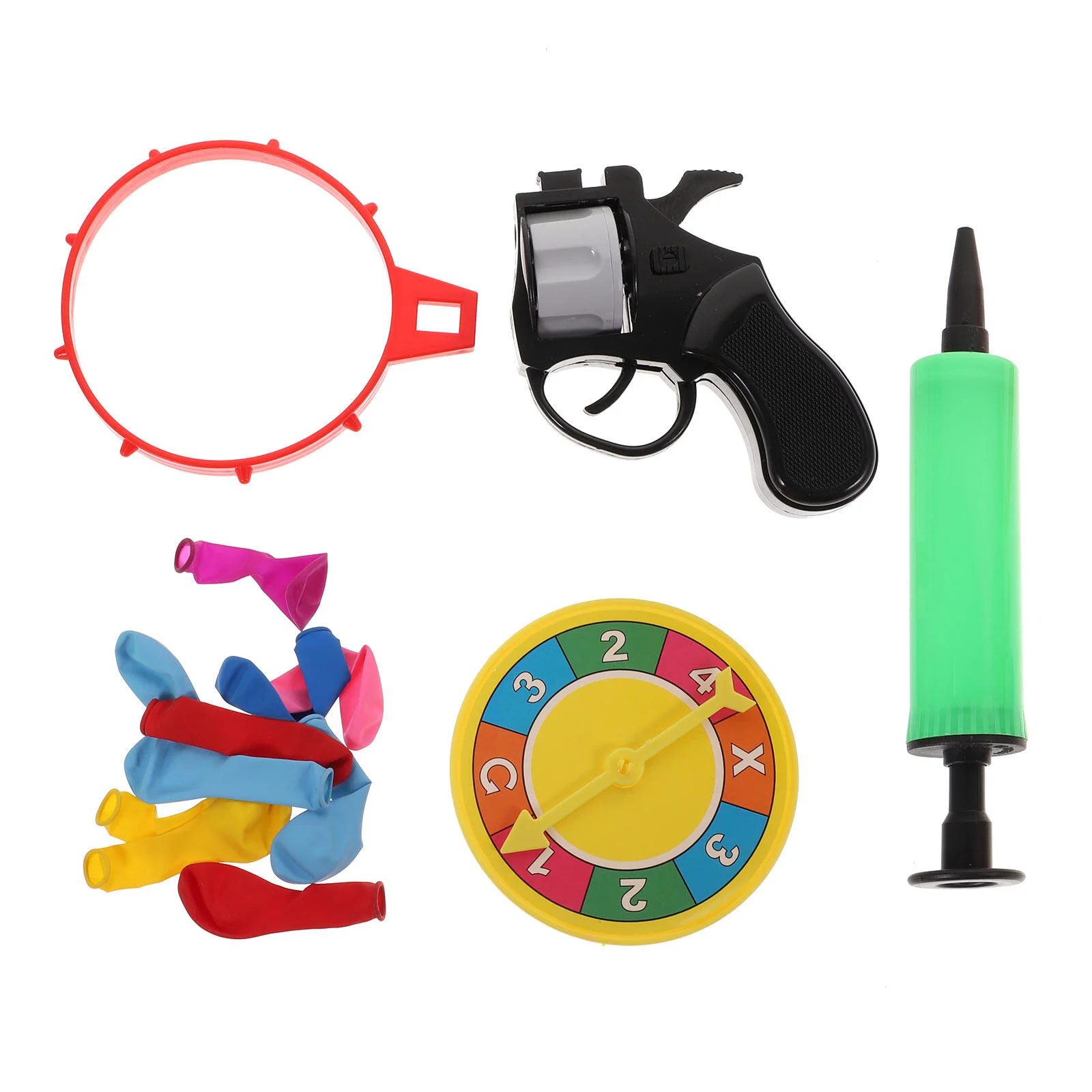

Russian Roulette Balloon Creative Funny Turntable Balloon Set Spoof Water Party Interactive Tabletop Games Tricky for Kids