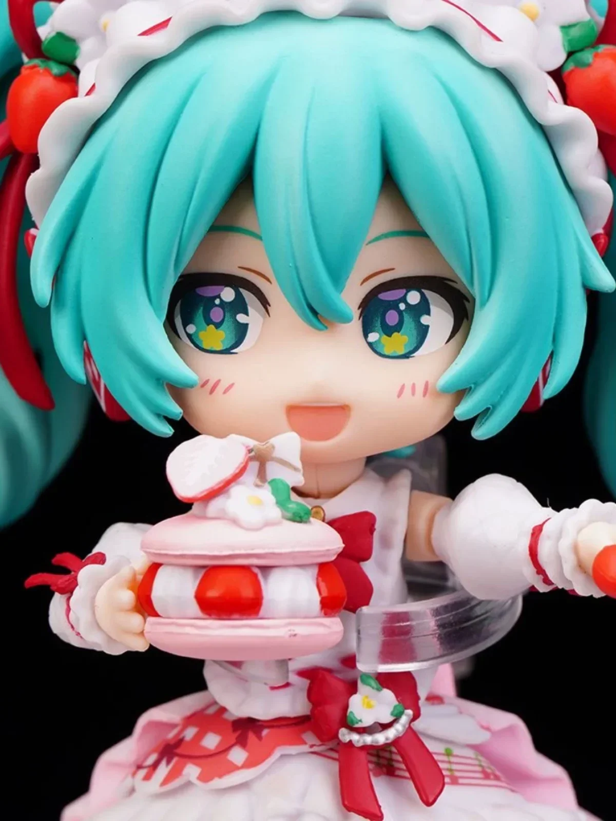 Новинка Hatsune Miku Q-Version глина ручной работы клубничный торт Мику морикура