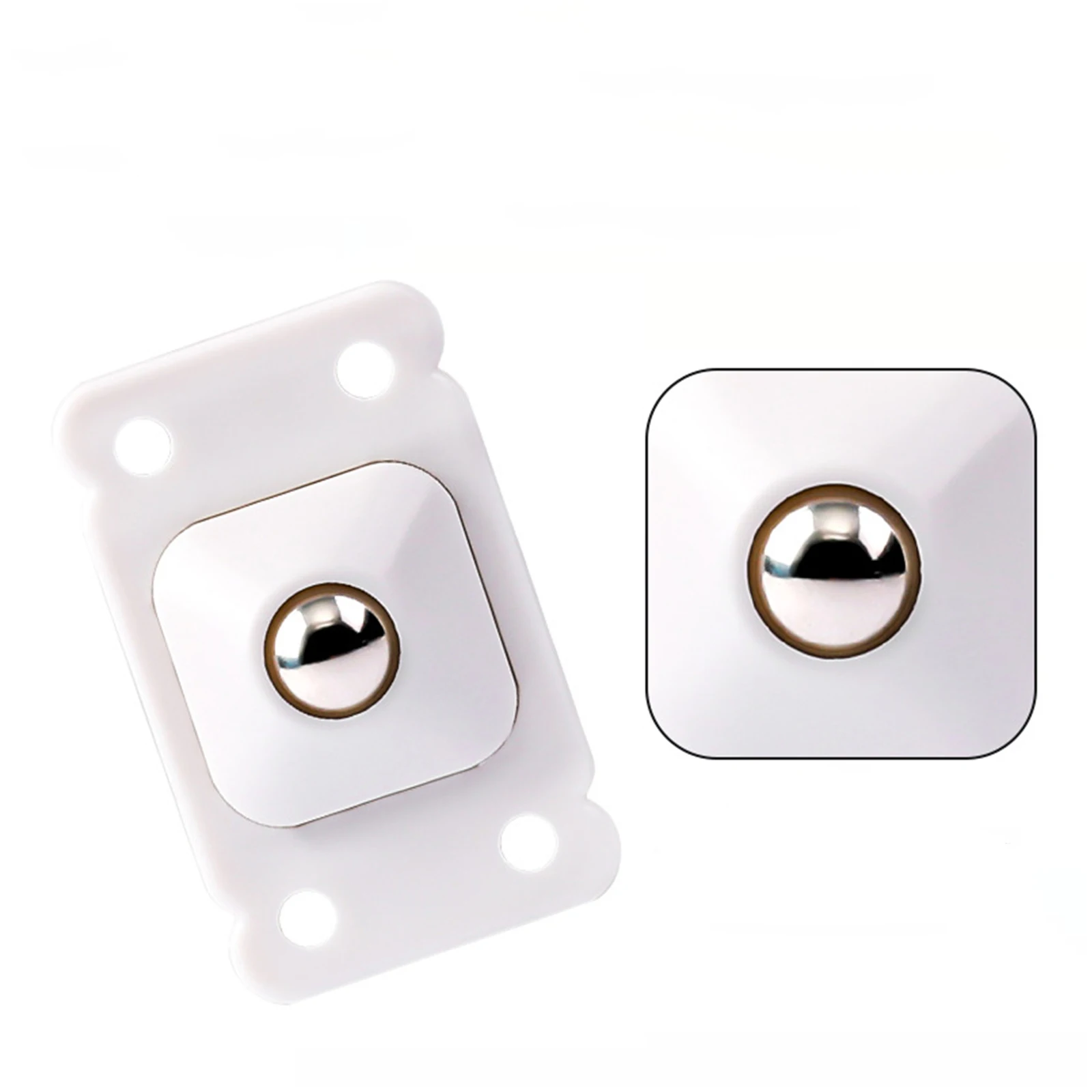 

Hot Wheels For Furniture Stainless Steel Roller Self Adhesive Furniture Caster Home Strong Load-bearing Universal Wheel