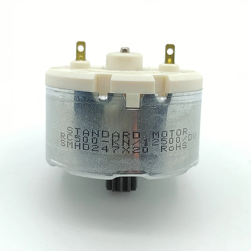Фото Стандартный мини-мотор RC500-KN/12500 DC 6V 9V 12V 5800 об/мин, микро-мотор с круглым шпинделем диаметром 32 мм, 11 зубьев, для роботов-пылесосов №3