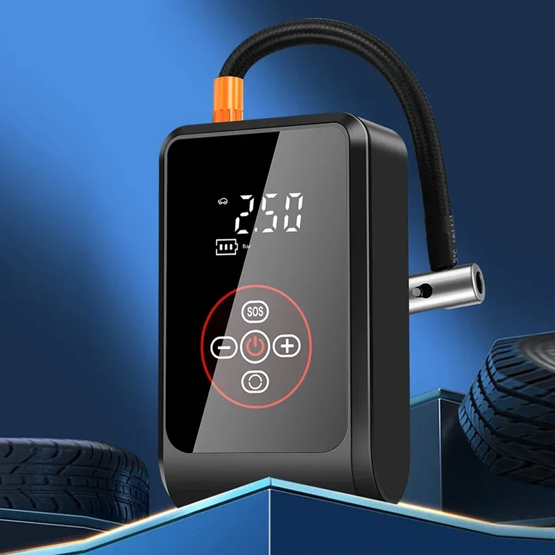Портативный Мощный Беспроводной Автомобильный Воздушный Насос Автоматический