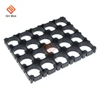 10 шт. 4x5 Сотовые аккумуляторная прокладка 18650 литиевая батарея для рассеивания в виде ракушки пакет Пластик тепловой держатель кронштейн