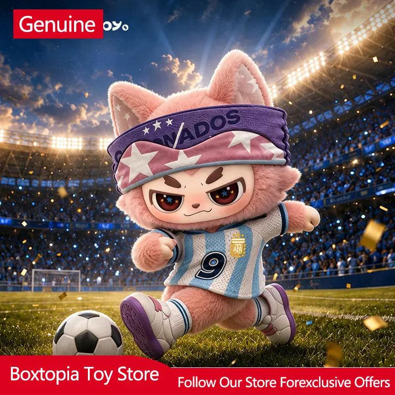 Фото Официальный плюшевый брелок-подвеска Yhtoys Xiao Ao в виде мини-куклы сборной Аргентины, лимитированная серия, мягкий, пушистый, коллекционный подарок-сюрприз №5