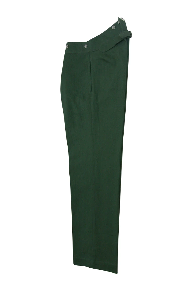 

GUHB-001 WWII German Summer HBT reed green Drill service trousers