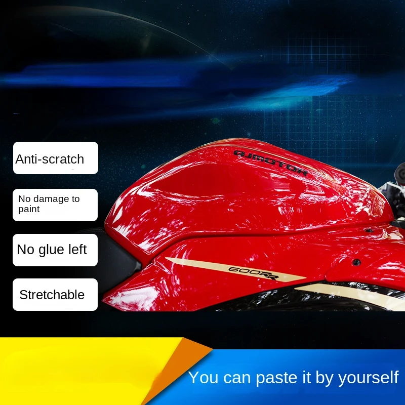 

Защитная Наклейка на бак мотоцикла, прозрачная наклейка на весь автомобиль из ТПУ с защитой от царапин для QJMOTOR Race 600 2022