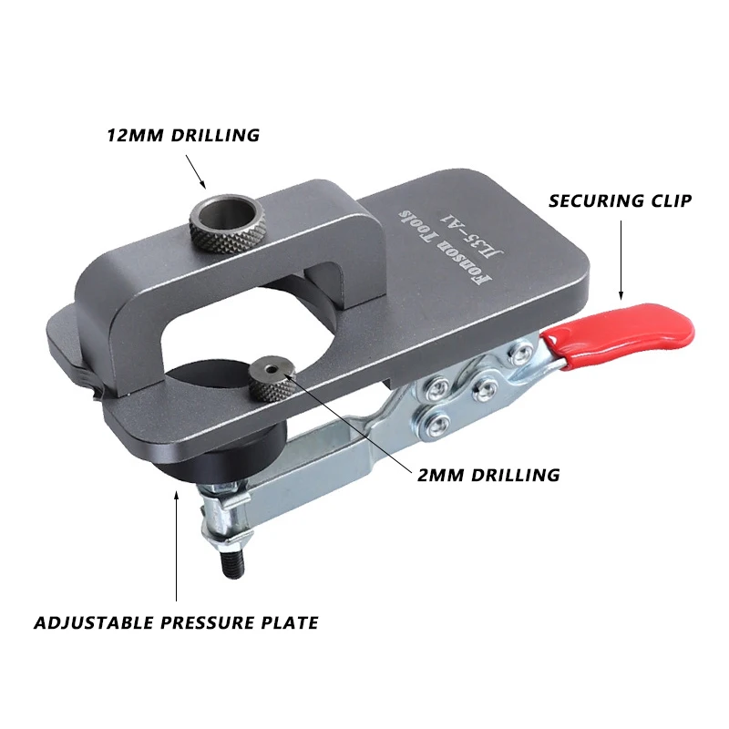 

35mm Hinge Jig Hole Opener Woodworking Drilling Guide Locator With Fixture Hole Opener Template Door Cabinets woodworkingTools