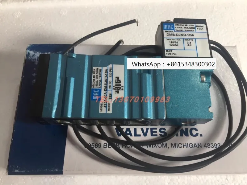 Электромагнитный клапан 413A-00A-DM-DJND-1BA OOA-DM-DJBJ-1KJ DDAA DDFA