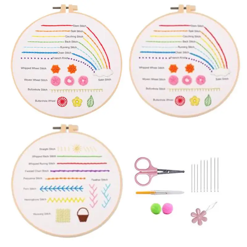 

Наборы для вышивки для начинающих, смешные наборы крестов, обручи для вышивки, нитки и инструменты, Набор для творчества, для любителей творчества, для взрослых