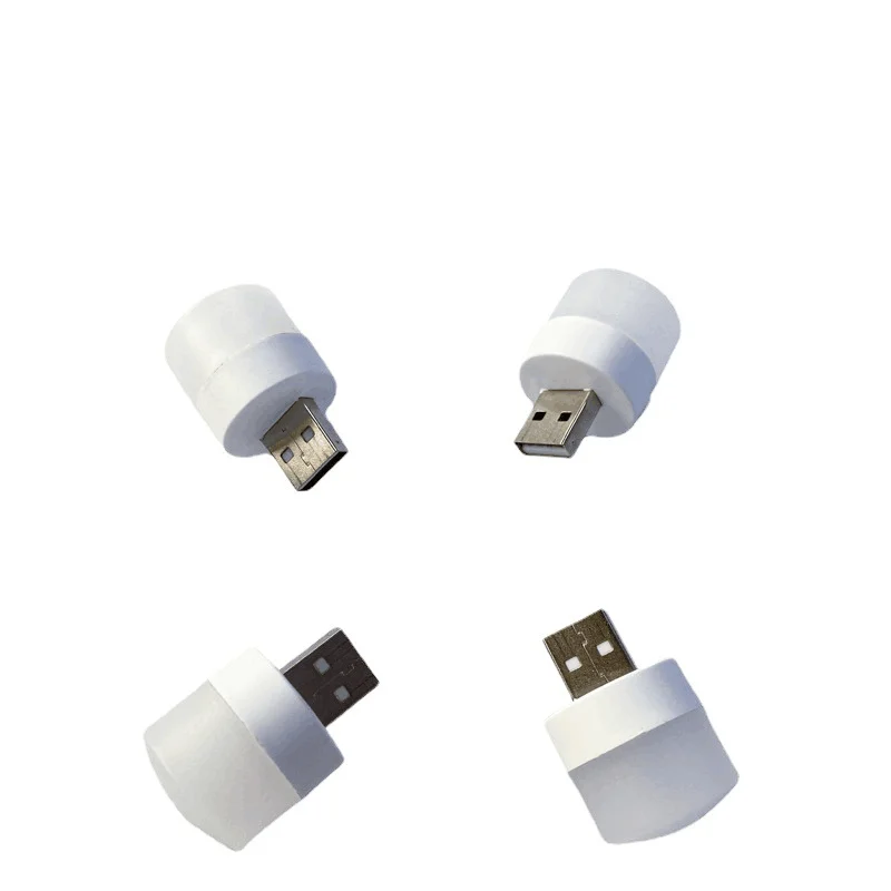 

1pc USB Plug Lamp Mini Night Light Computer Mobile Power Charging Small Book Lamps LED Eye Protection Reading Light Desk Light
