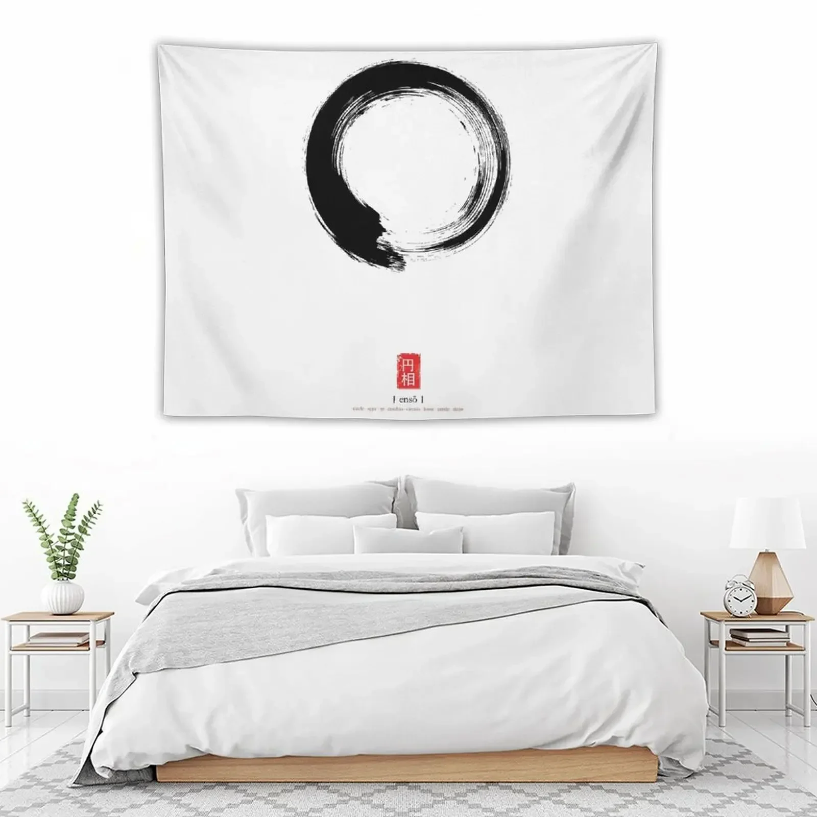 Enso/Japanese Zen Circle Плакат Гобелен Домашний Декор Эстетическое Украшение Эстетический