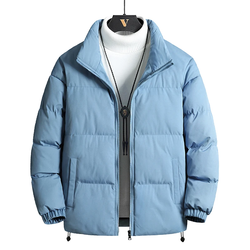 2022 New Hip Hop Cotton Jacket Parka Streetwear Men Windbreaker Harajuku Winter Padded Jacket Mens Coat Warm Loose Thick Outwear