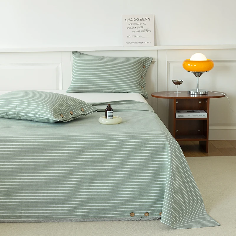 Постельное белье двойное однотонное прочное во французском стиле дышащее для