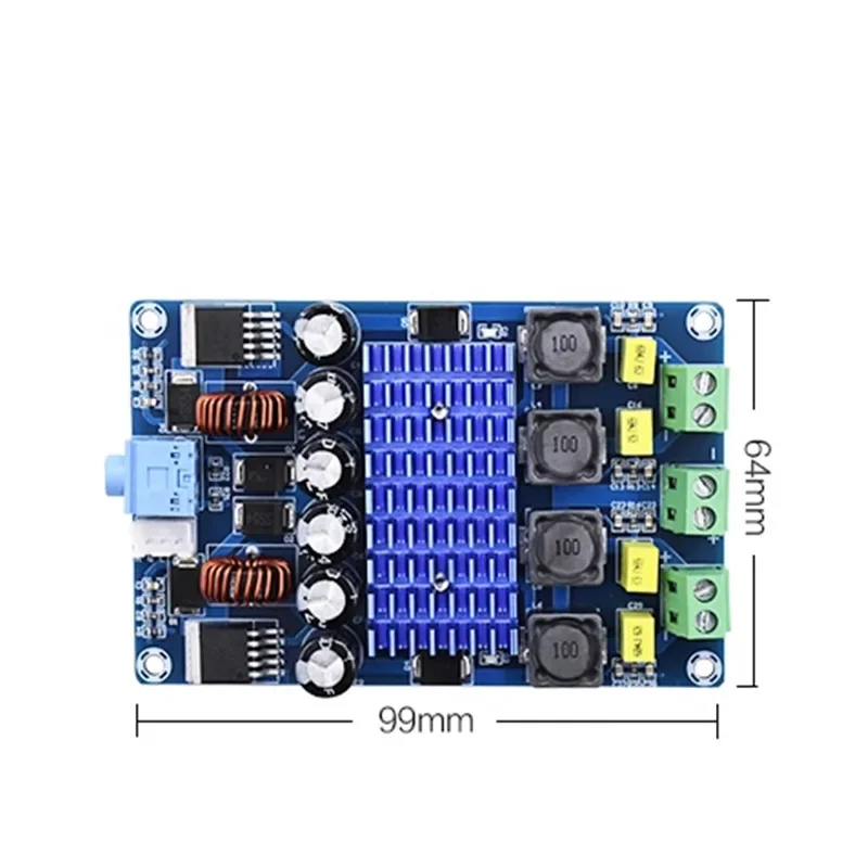 XH-M642 Чехол на тележке 12 В Встроенная плата цифрового усилителя без искажений