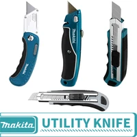 makita compact utility knife foldable retractable industrial unpacking art paper woodworking electrical knife